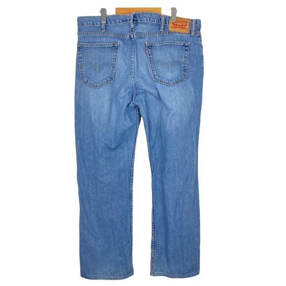 LEVI'S MEN'S Blue Medium Wash 514 Straight Leg Denim Jeans US 40 X 32 - Picture 2 of 12